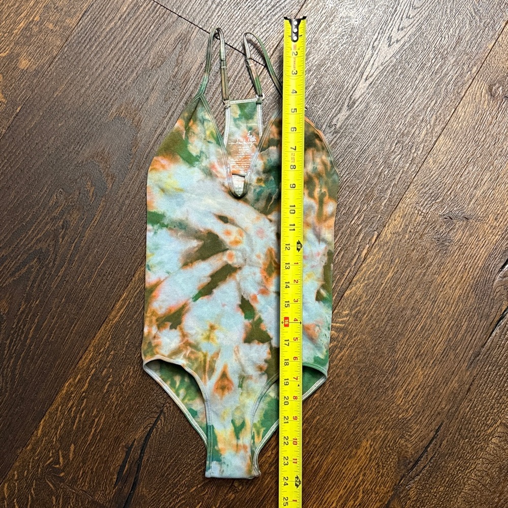 62. Free People Hand Tie Dyed Move Along Bodysuit Seamless One-Piece in XS/S - Picture 5 of 8